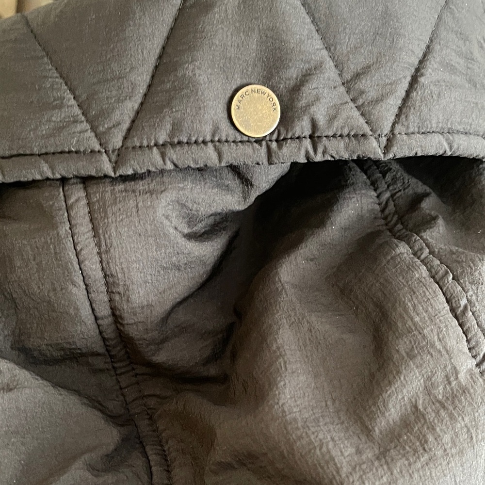 Marc New York- Andrew Marc Black Quilted Women's Jacket - Picture 11 of 12